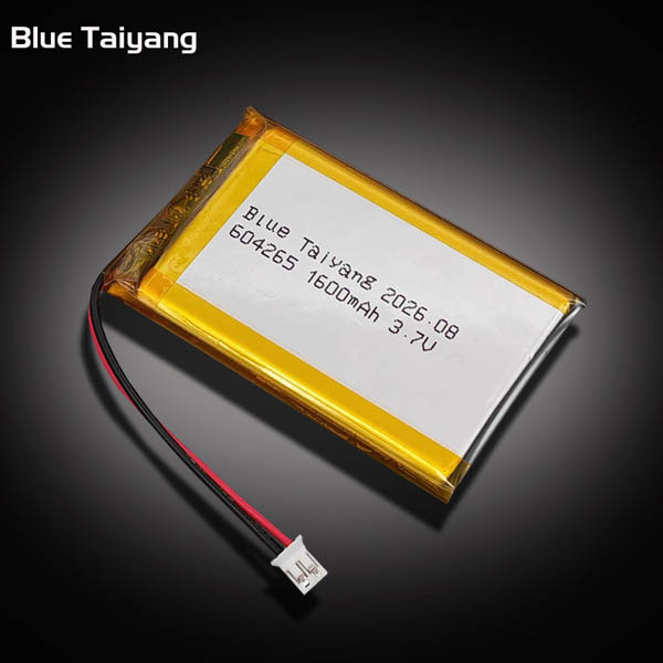 3.7V 1600mAh 604265 Lithium Polymer Li-Po Li-Polymer Battery for Portable DVD Players